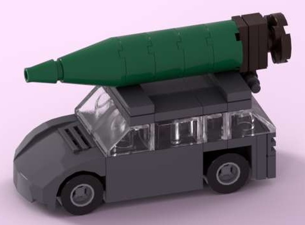 Lego Small wagon witn christmas tree