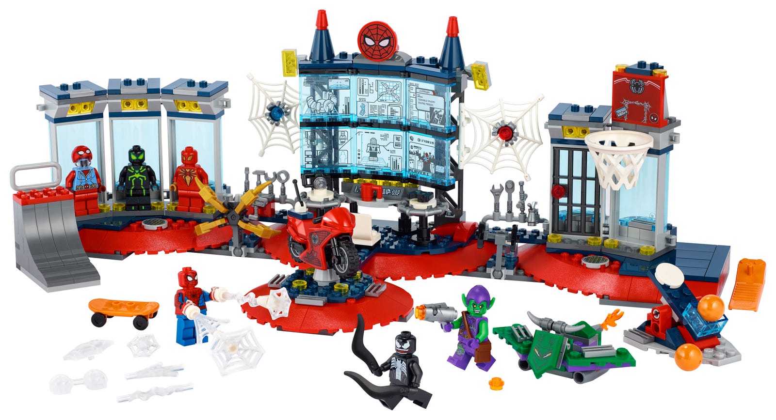 Lego Attack on the Spider Lair