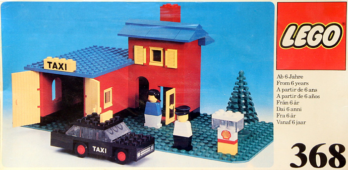 Lego Taxi Garage
