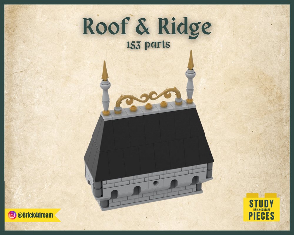 Lego Roof & Ridge - Study Piece