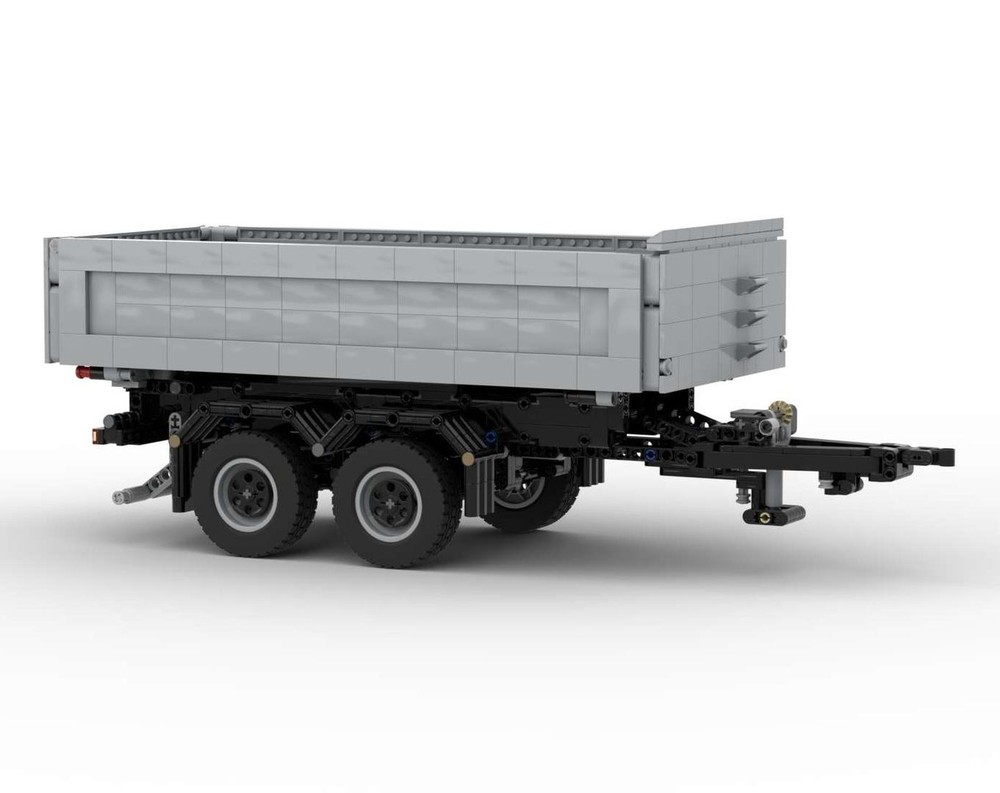 Lego Zentralachs- Kippanhänger/Center-Axle tipper trailer