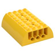 Lego Brick Curved 8 x 6 x 2 Double / Yellow