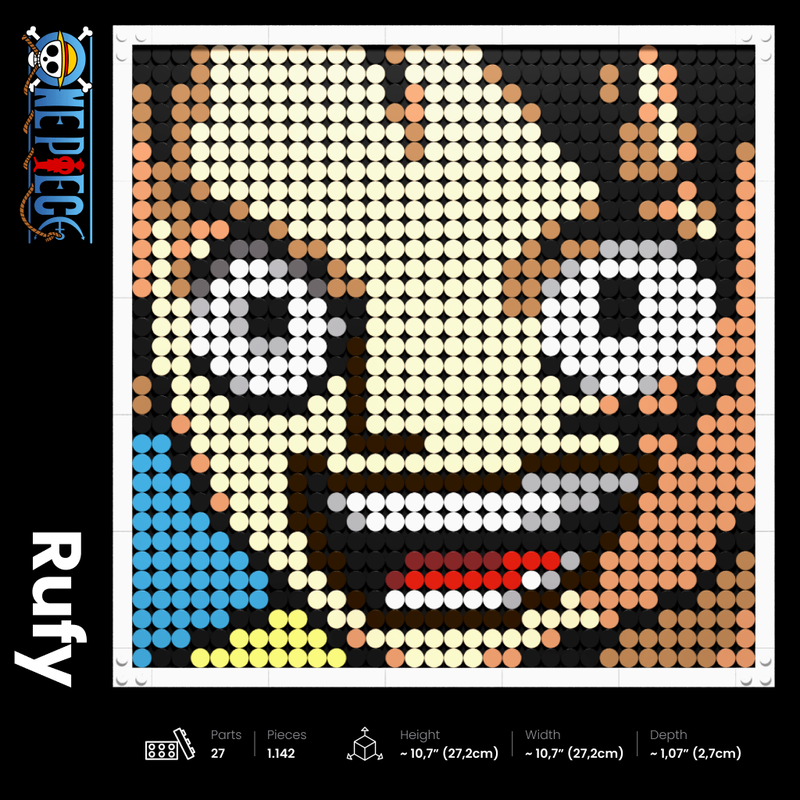 Lego [LEGO Art] One Piece // Monkey D. Rufy