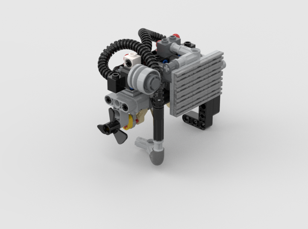 Lego 4 Cylinder inline turbo