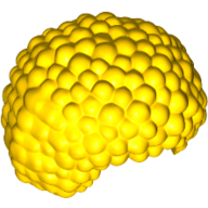 Lego Hair Bubble Style (Afro) / Yellow