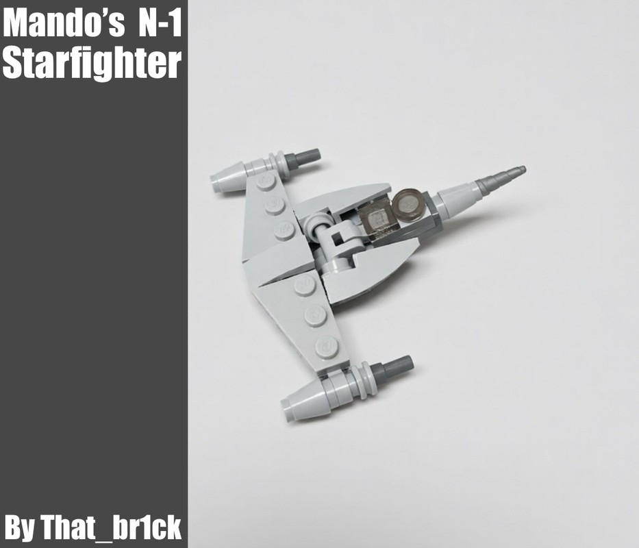 Lego Mando's N-1 starfighter