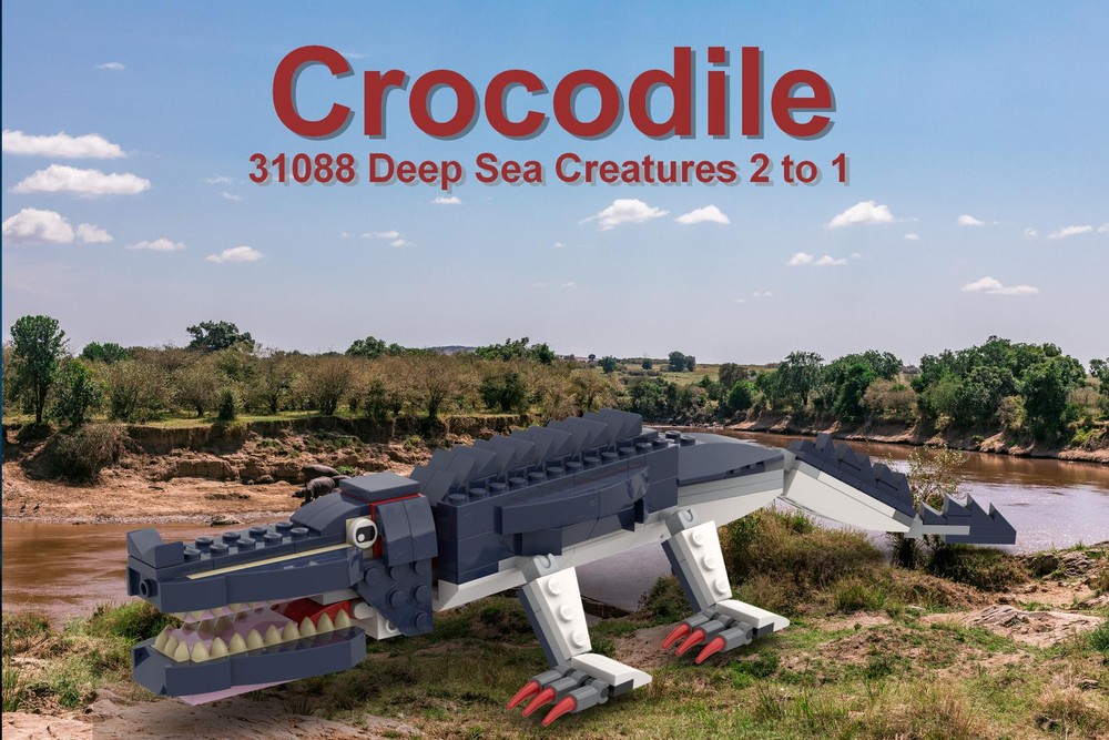 Lego Crocodile 31088 2 to 1