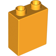 Lego Duplo Brick 1 x 2 x 2 / Bright Light Orange