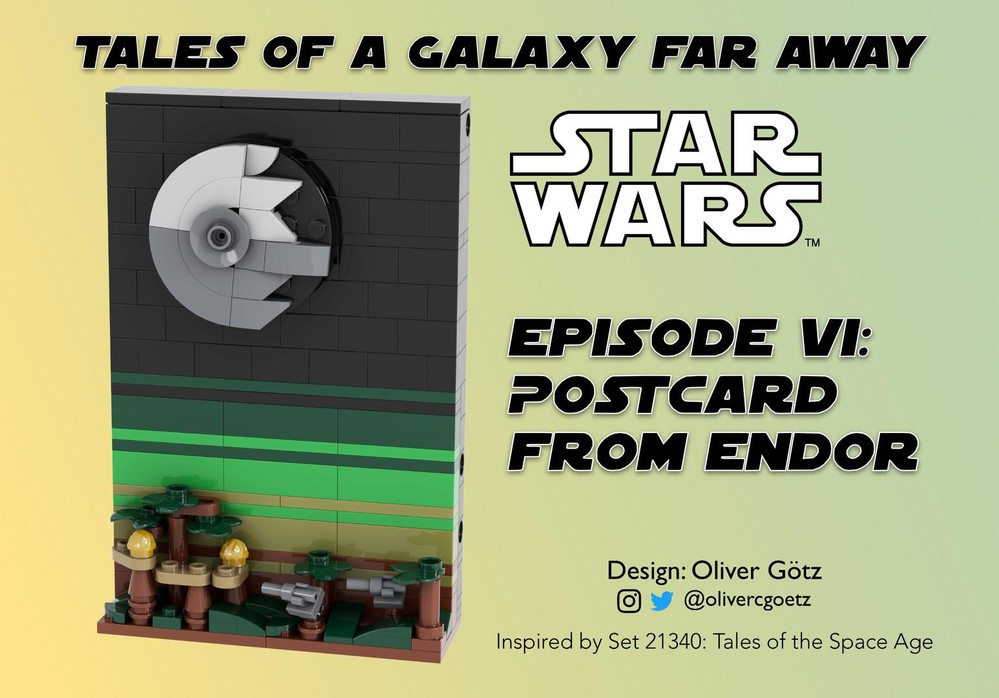 Lego Postcard From Endor