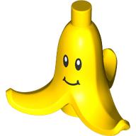 Lego Plant, Banana Peel, Long with Face Print