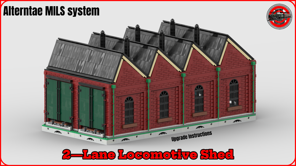 Lego 2-Lane Locomotive Shed