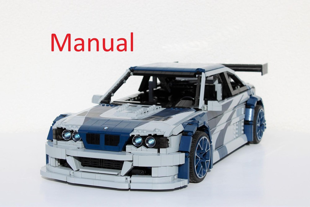 Lego BMW M3 E46 GTR Most Wanted - Manual