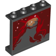 Lego Panel 1 x 4 x 3 with Hubble Space Telescope Image Print