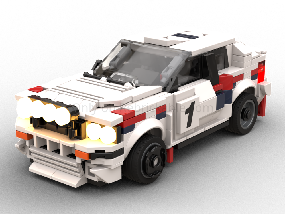 Lego Lancia Delta'91-16V HiFi 'FINA' (HF Integrale series, 16V class)