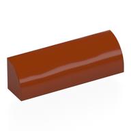 Lego Brick Curved 1 x 4 x 1 / Dark Orange