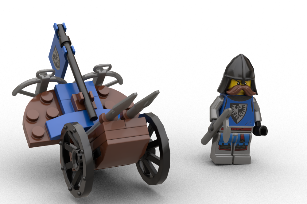 Lego siege cart (castle wave) poly bag size 1