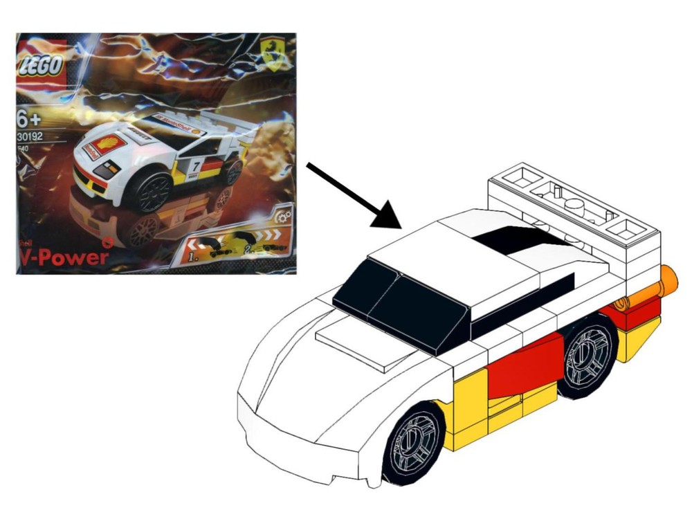 Lego 30192 Ferrari F40 (Remastered)