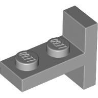Lego Bracket 1 x 2 with 1 x 2 Vertical Studs / Light Bluish Gray