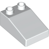 Lego Duplo Brick 3 x 2 Slope 33° / White