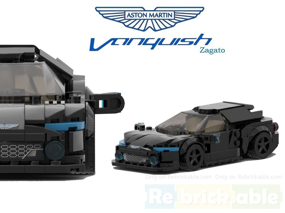Lego ASTON MARTIN Vanquish Zagato - Full Black
