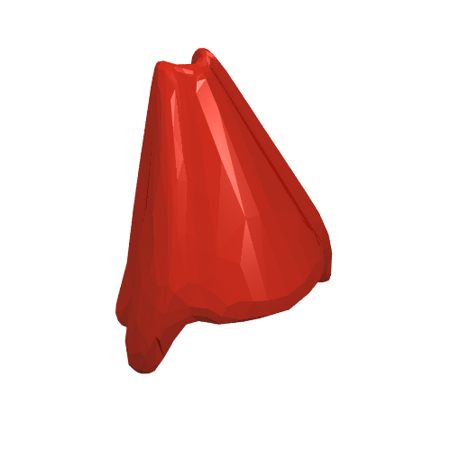 Lego Hat High Cone Shaped / Red