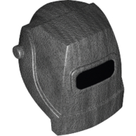 Lego Helmet Welding with Black Visor pint / Pearl Titanium