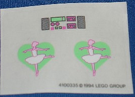 Lego Sticker Sheet 2 for Set 5835-1