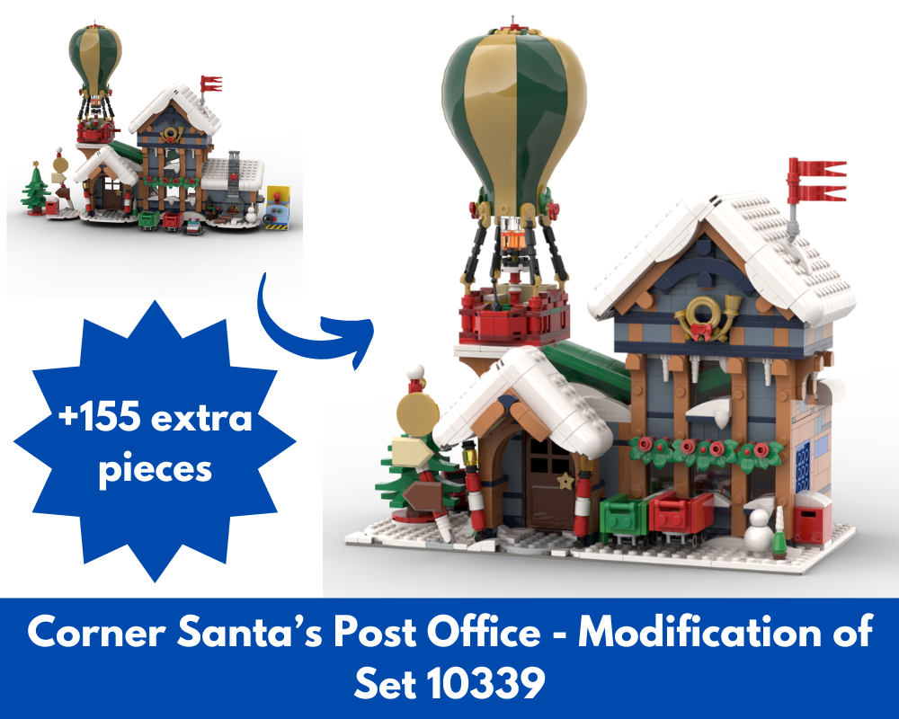 Lego Corner Santa’s Post Office - Modification of Set 10339