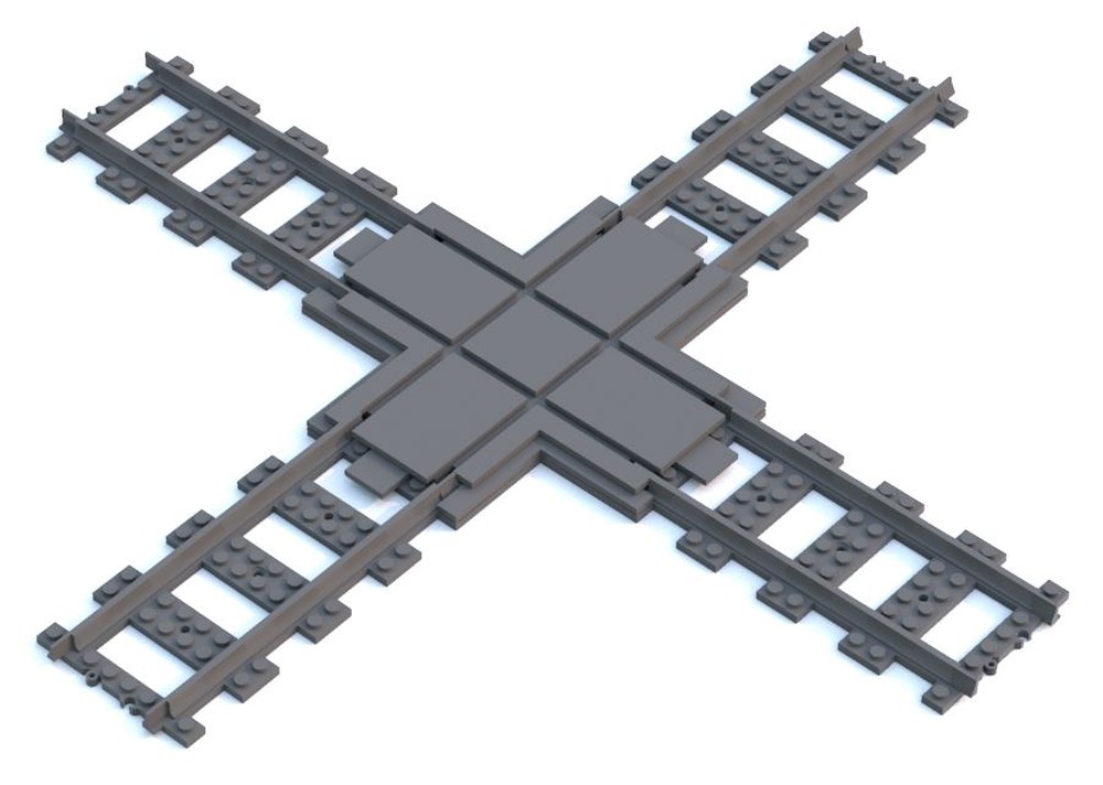 Lego Train X Crossing