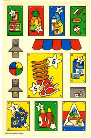 Lego Sticker Sheet 1 for Set 9167-1