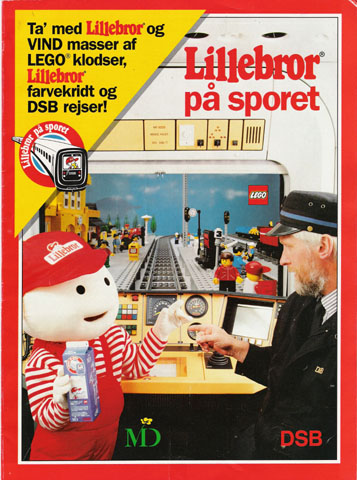 Lego 1991 Large Danish Train 'Lillebror' Promotion