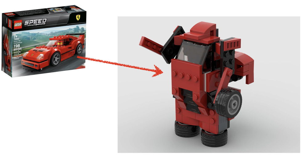 Lego 75890 - Alternative C Model - Transformer