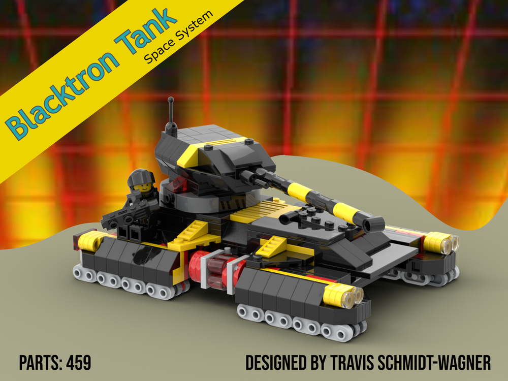 Lego Blacktron Tank Alt Build 10355