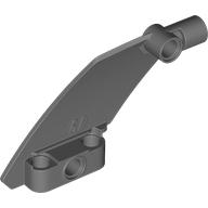 Lego Technic Panel Curved 5 x 7 Parallelogram Left / Dark Bluish Gray