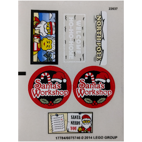 Lego Sticker Sheet for Set 10245-1