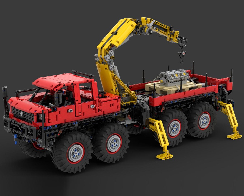 Lego 8x8 Articulated Truck (Enhanced Edition)