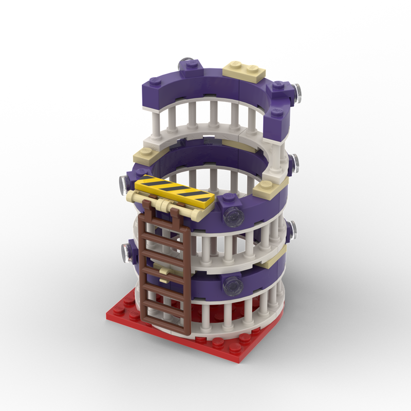 Lego Simple Pen Holder (with Minifig Interaction)