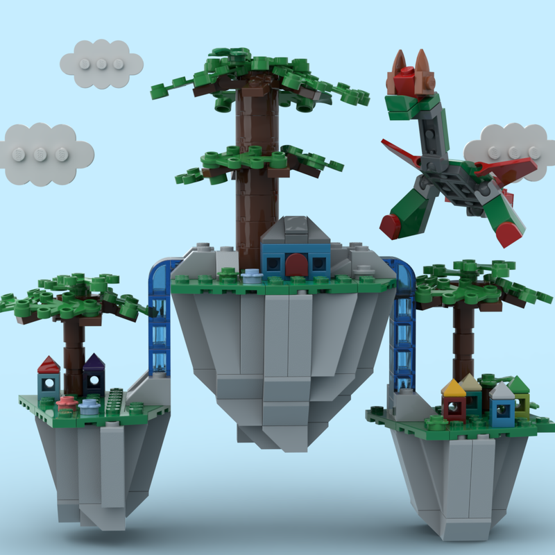 Lego Floating Islands of Mysteria