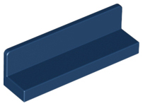 Lego Panel 1 x 4 x 1 / Dark Blue