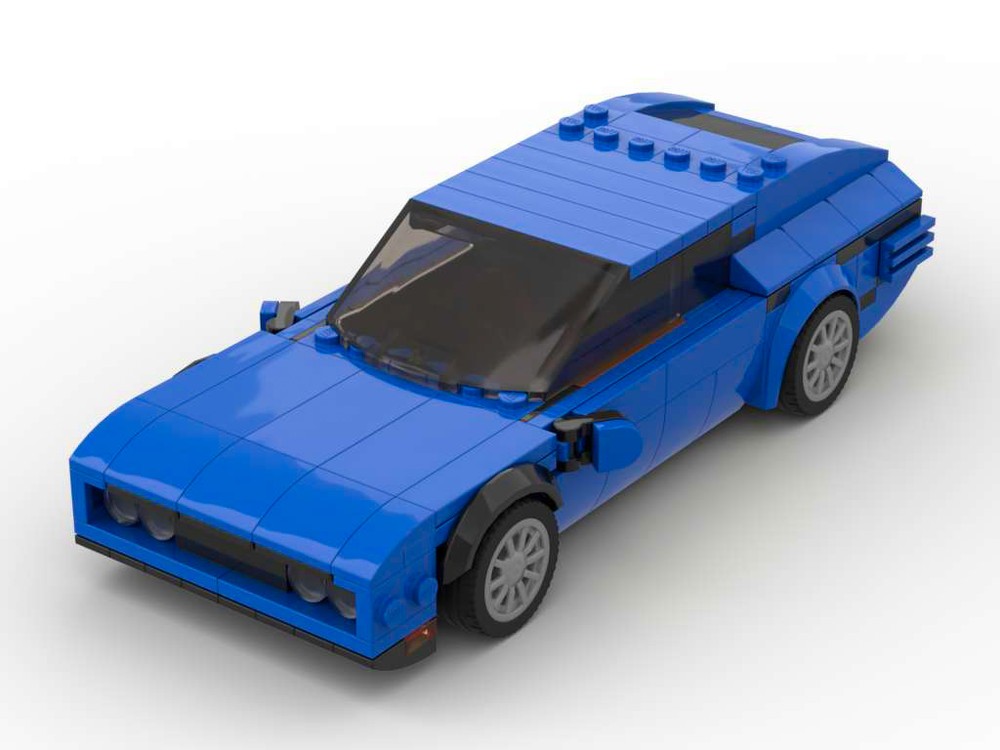 Lego 1968 Raging Bull Espada - Blue - 8 Stud Speed Champions