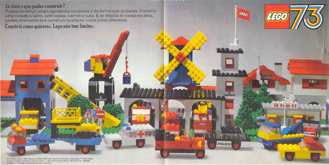 Lego 1973 Medium Legoland Portuguese (97525-Po)