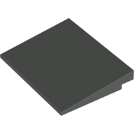 Lego Brick Sloped 10° 6 x 8 / Dark Gray