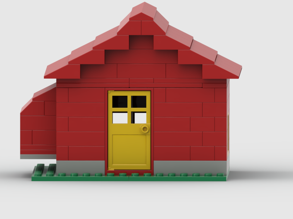 Lego Red brick house