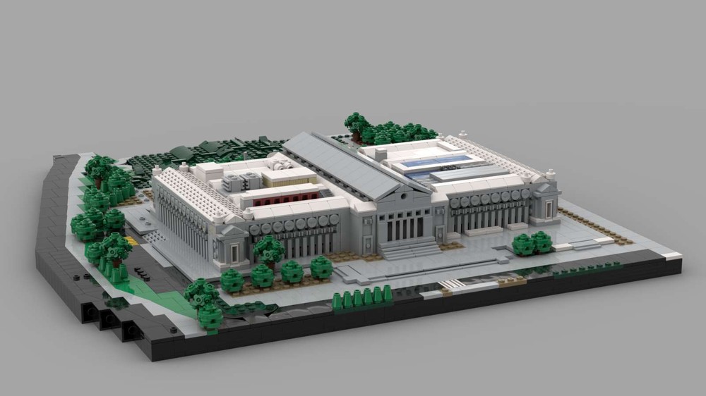 Lego Field Museum at the 1/650th Scale