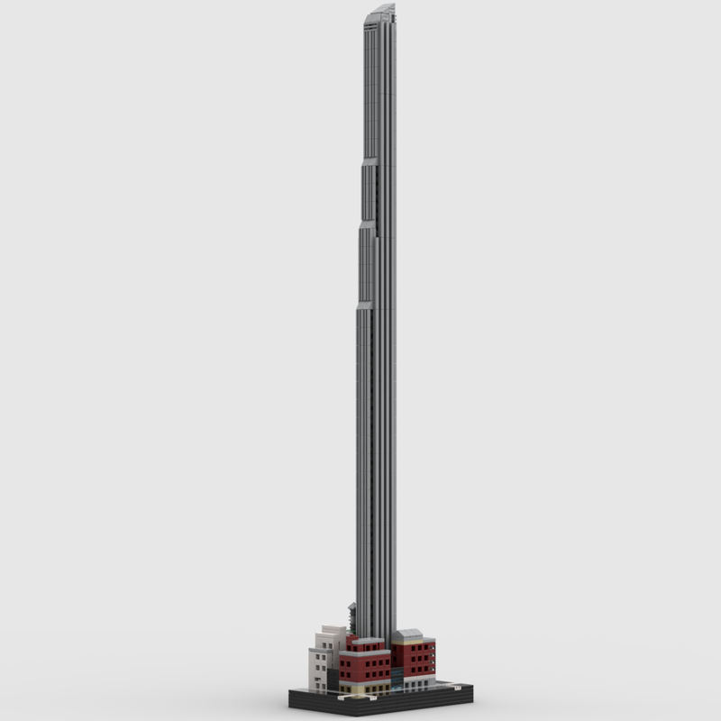 Lego 111 57th West Street VER 2 at 1/650th Scale