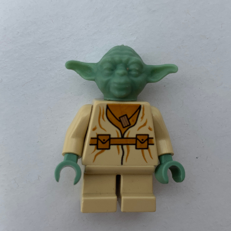 Lego Yoda, Plain Sand Green Head