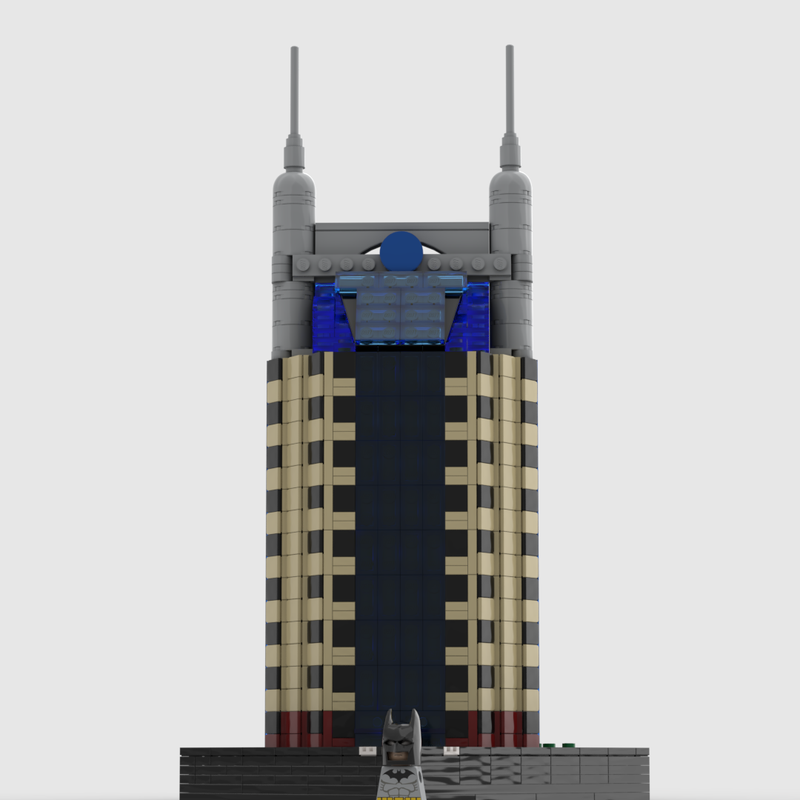 Lego AT&T Building at 1/650th Scale VER 2