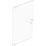 Lego Door 1 x 4 x 6 Smooth with Chamfered Handle Plinth