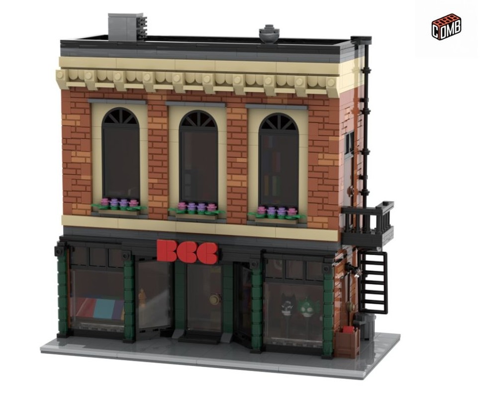 Lego Brick City Comic Book Shop Modular