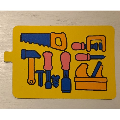 Lego Duplo Slide with Tools Print / Yellow